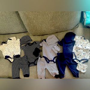 Mix-n-match 0-3m outfits